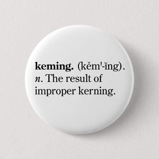 Keming Button (Vorderseite)