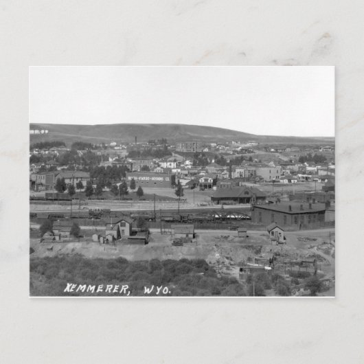 Kemmerer Wyoming, ca. 1920 Postkarte (Vorderseite)