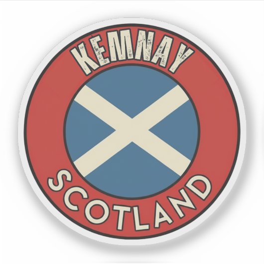 Kemnay, Schottland Aufkleber (Vorderseite)