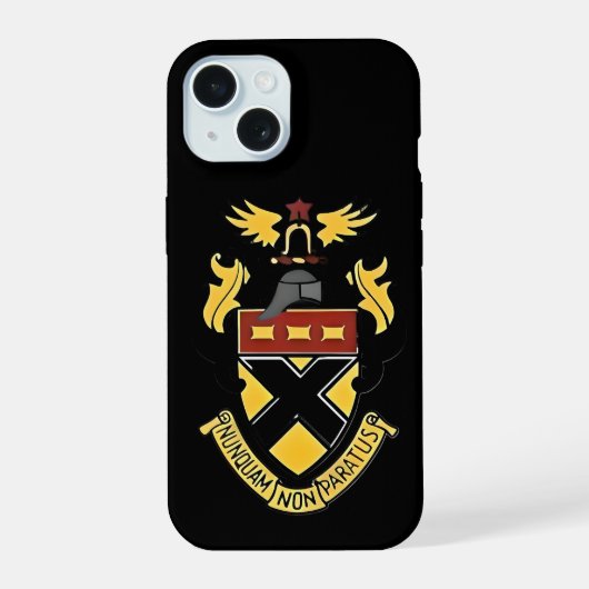 Kemper Crest iPhone 15 Hülle (Rückseite)