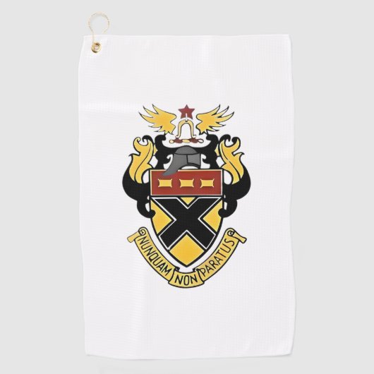 Kemper Large Wappen Golf Handtuch (Vorderseite)