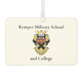 Kemper Military School & Uni Autolufterfrischer (Rückseite)