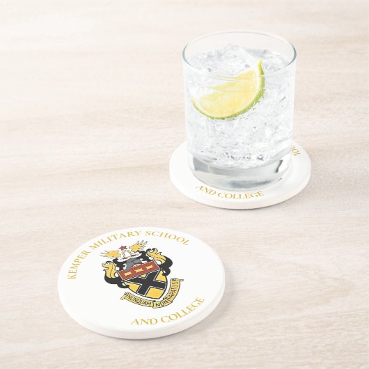 Kemper Military School & Uni Sandstone Untersetzer (Seite)