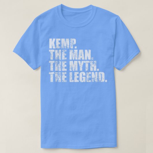 KempKemp Familienname Kemp Nachname Kemp Nachname T-Shirt (Design vorne)
