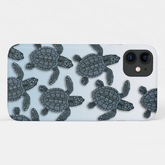Kemp's Ridley Sea Turtle iPhone Case (Rückseite (Horizontal))