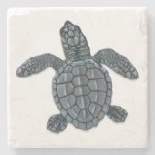 Kemps Ridley Steinuntersetzer (Vorderseite)