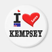 KEMPSEY - I Liebe Magnet (Vorne)