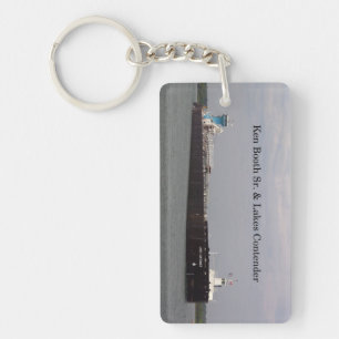 Ken Booth Sr. & Lakes Contender rect. Schlüsselket Schlüsselanhänger