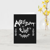 Ken Carson Merch Design Agc Karte (Gelbe Blume)