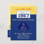 {Ken} Class-Wiedersehen Rett-the-Date-Ankündigung Ankündigungspostkarte (Vorne/Hinten)