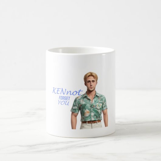 Ken doll "KEN vergiss dich nicht" Kaffeetasse (Mittel)