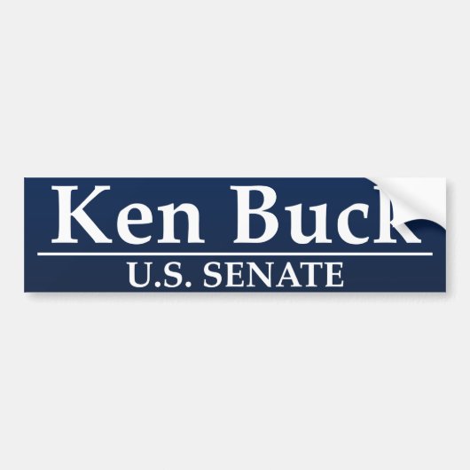 Ken-Dollar für Senat Autoaufkleber (Vorne)