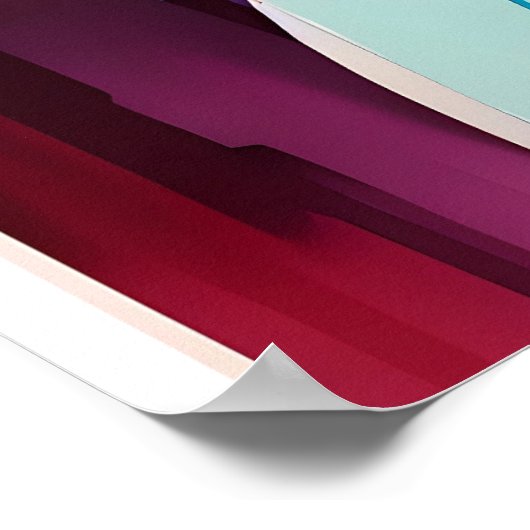 Ken Gage 4-in-1 Pop Art Series A Poster (Ecke)