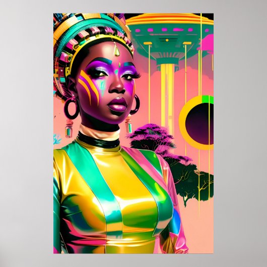 Ken Gage Afrofuturismus Eine Science Fiction Pop Poster (Vorne)