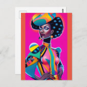 Ken Gage Art auf der Weltbühne Postkarte (Vorne/Hinten)