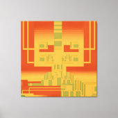 Ken Gage Central Processing Unicorn Kunst Leinwanddruck (Vorderseite)