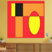 Ken Gage Egg Invader I Leinwanddruck (Insitu (Wohnzimmer))