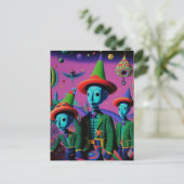 Ken Gage Fiesta Psychedelic Postkarte (Stehend Vorderseite)