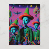 Ken Gage Fiesta Psychedelic Postkarte (Vorderseite)