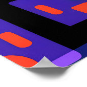 Ken Gage Fractolumineering Abstract Design Poster (Ecke)