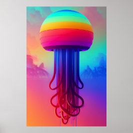 Ken Gage Jellyfish vom Himmel Poster