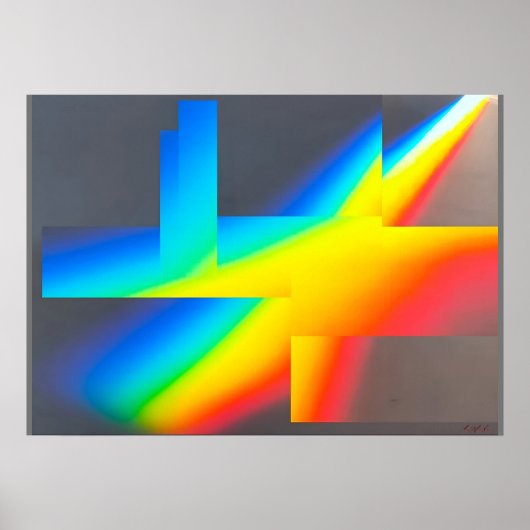 Ken Gage Nothiing Surrealist Abstrakte Kunst Poster (Vorne)