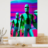 Ken Gage Pop Surrealismus im Vorfeld von morgen Poster (Küche)