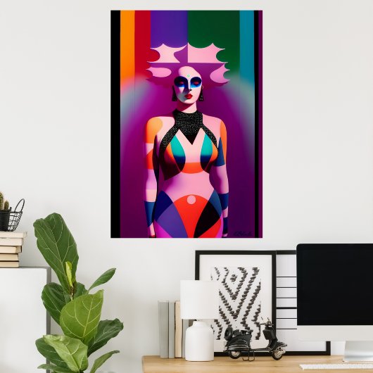 Ken Gage Rainbow's Gravity Pop Surrealismus Poster (Heimbüro)