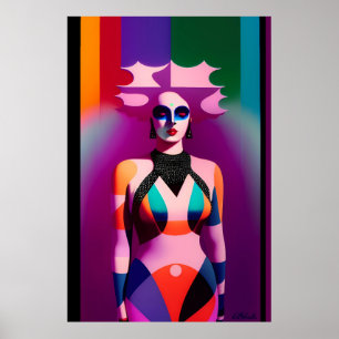 Ken Gage Rainbow's Gravity Pop Surrealismus Poster