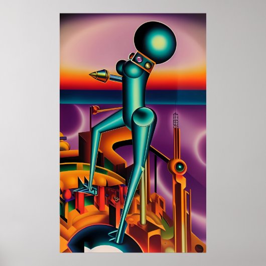 Ken Gage Surreal Art - Ken Gage Restitution Poster (Vorne)