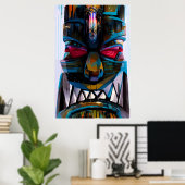 Ken Gage Tiki Magestique Pop Surrealismus Poster (Heimbüro)