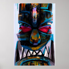 Ken Gage Tiki Magestique Pop Surrealismus Poster