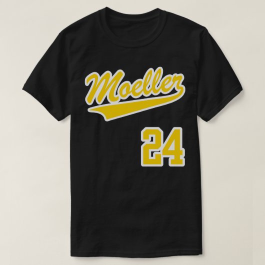 Ken Griffey Jr MOELLER Away Jersey Front Back Prin T-Shirt (Design vorne)