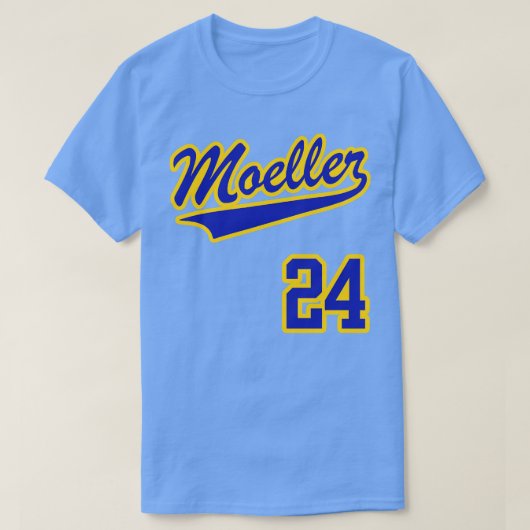 Ken Griffey Jr MOELLER Jersey Front Back Print T-Shirt (Design vorne)