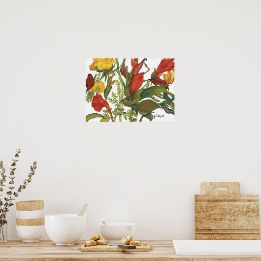 Ken & Janes Blume Poster (Küche)