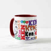 Ken-Kaffee Tasse (Vorderseite Links)