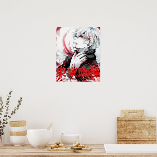 Ken Kaneki Poster (Küche)