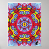 Ken Kinetic Collage Kaleidoscope Poster (Vorne)