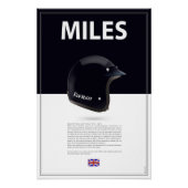 Ken Miles Helmet Poster (Vorderseite)