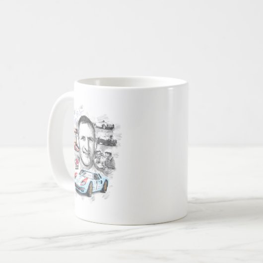 Ken Miles Kaffeetasse (Vorderseite Links)