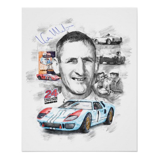 Ken Miles Poster (Vorderseite)