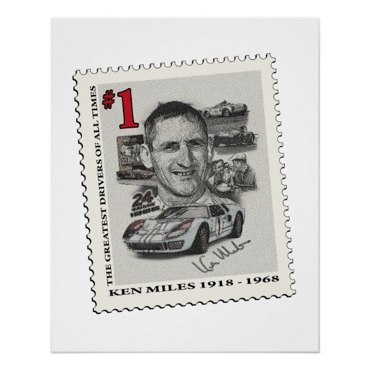 Ken Miles Poster (Vorderseite)