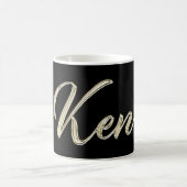 Ken Name whitegold Tasse Teetasse Kaffeetasse (Mittel)