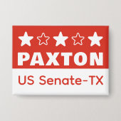 Ken PAXTON für US-Senat Texas 2026 Button (Vorderseite)
