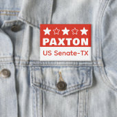 Ken PAXTON für US-Senat Texas 2026 Button (Insitu)