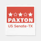 Ken PAXTON für US-Senat Texas 2026 Serviette (Vorderseite)