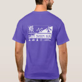 Ken Shin Kai T - Shirt mit Taschenlogo - lila (Rückseite)