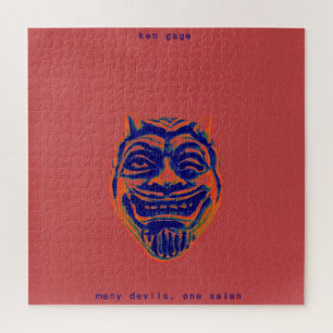 Ken sieht viele Teufel, ein Satan-Puzzle Puzzle