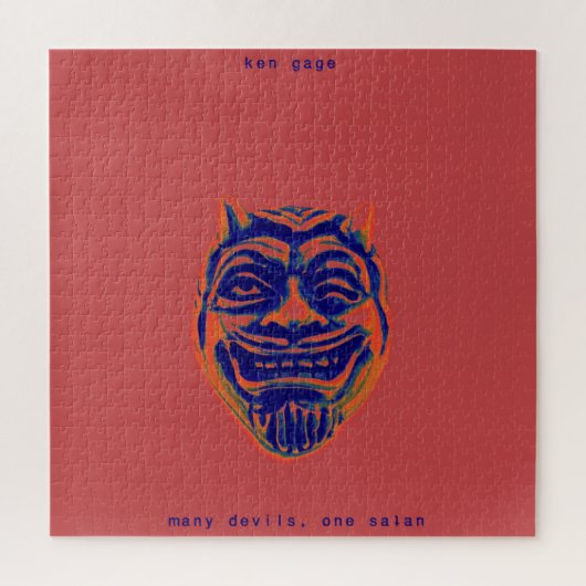 Ken sieht viele Teufel, ein Satan-Puzzle Puzzle (Vertikal)