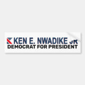 Ken W. Nwadike, Jr. 2020 Autoaufkleber (Vorne)